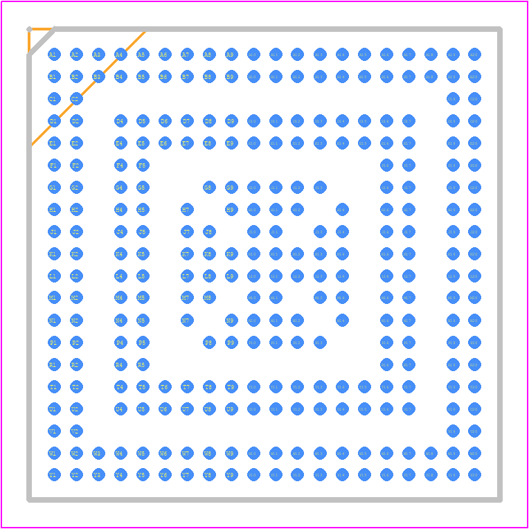 R7F701373AEABG - Renesas Electronics PCB footprint - BGA - BGA - PRBG0292GC-A_2024
