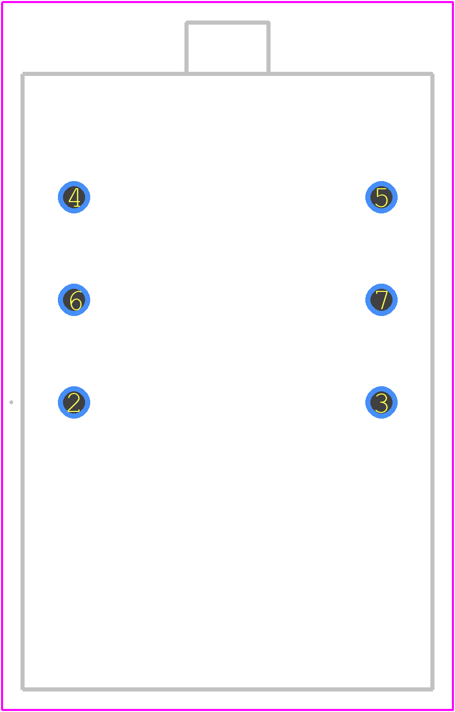 808-H-3.25A - E-T-A PCB footprint - Other - Other - 808-H-3.25A-1