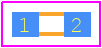 CDF04022K371%100PPMK - Microtech GmbH PCB footprint - Resistor Chip - Resistor Chip - CDF04022K371%100PPMK