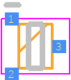 PJE138K_R1_00001 - PANJIT PCB footprint - SO Transistor Flat Lead - SO Transistor Flat Lead - PJE138K_R1_00001