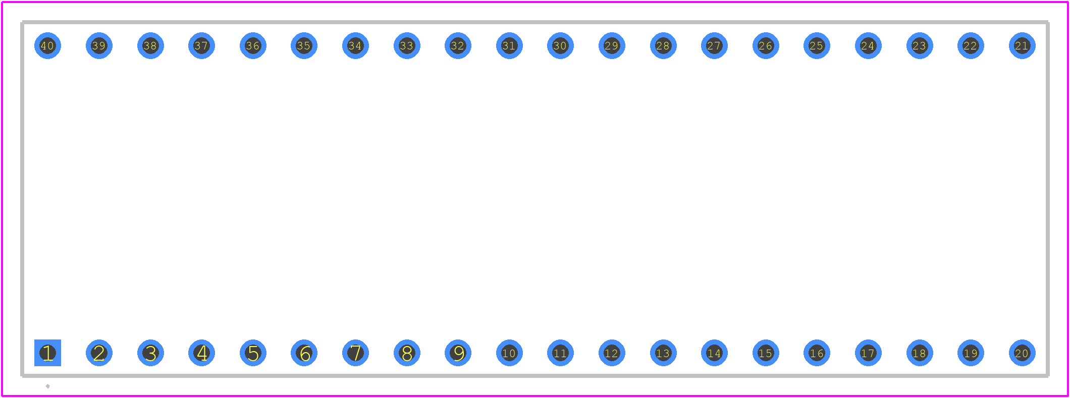ICS-640-T - Adam Tech PCB footprint - Other - Other - ICS-640-T-1