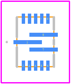 MP3432GL-Z - Monolithic Power Systems (MPS) PCB footprint - Other - Other - QFN-13 (3mmx4mm)