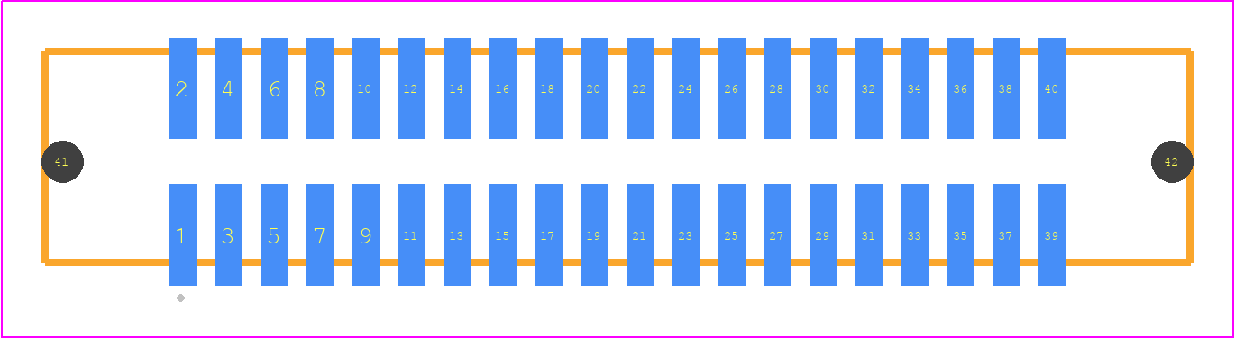 SHF-120-01-L-D-SM-LC-K-TR - SAMTEC PCB footprint - Other - Other - SHF-120-01-X-D-SM-LC-K-TR