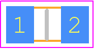 CSMS1206-XK-R007JT - Venkel PCB footprint - Resistor Chip - Resistor Chip - 1206(R007)