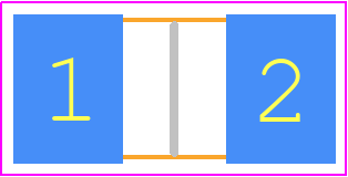 CSMS2512-XH-R006JT - Venkel PCB footprint - Resistor Chip - Resistor Chip - 2512_R006_X