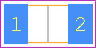 CSMS2512-XH-R013FT - Venkel PCB footprint - Resistor Chip - Resistor Chip - 2512_R013