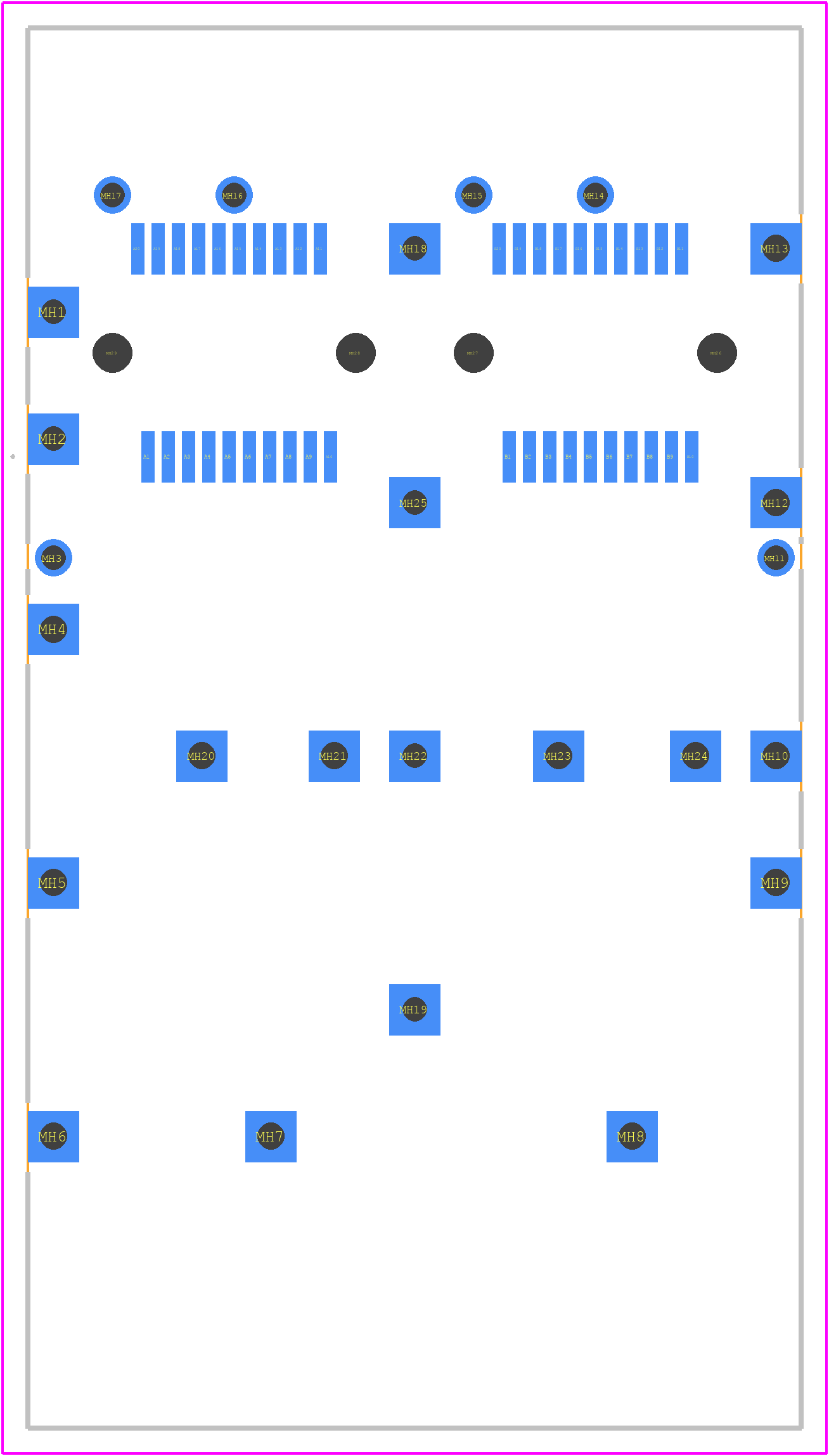 U77-C261M-2081 - Amphenol PCB footprint - Other - Other - U77-C261M-2081-2