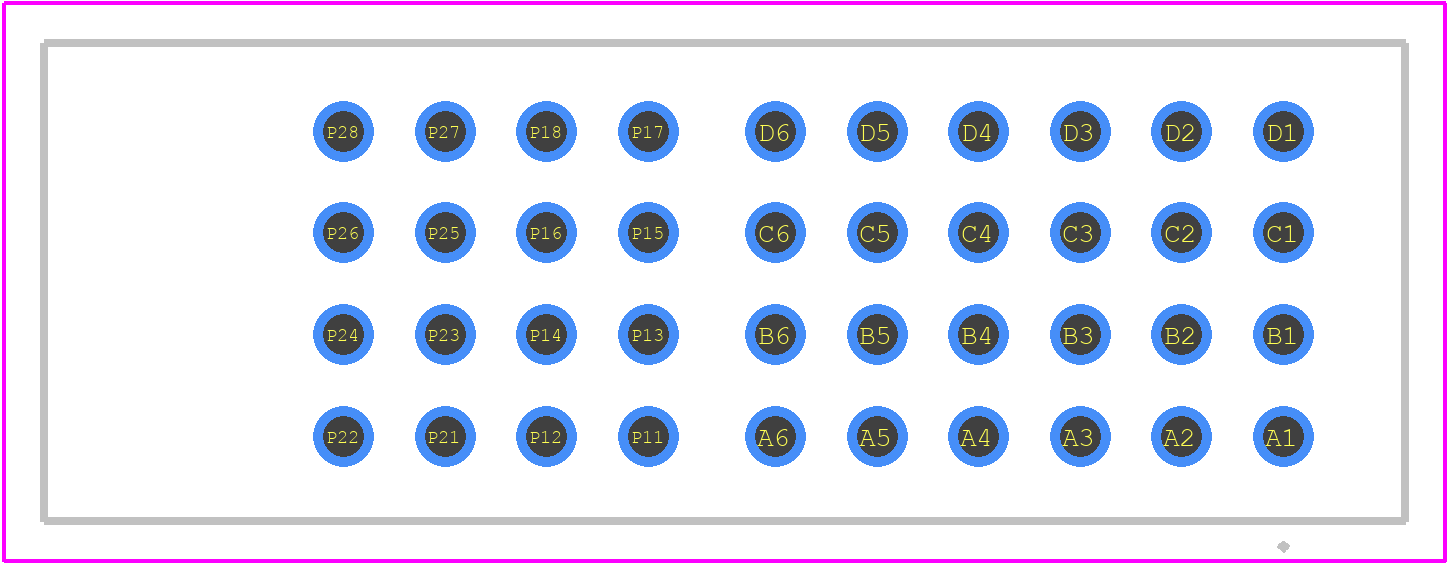 6450869-4 - TE Connectivity PCB footprint - Other - Other - 6450869-4-1