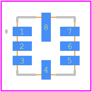 BMP085 - BOSCH PCB footprint - Other - Other - LCC8