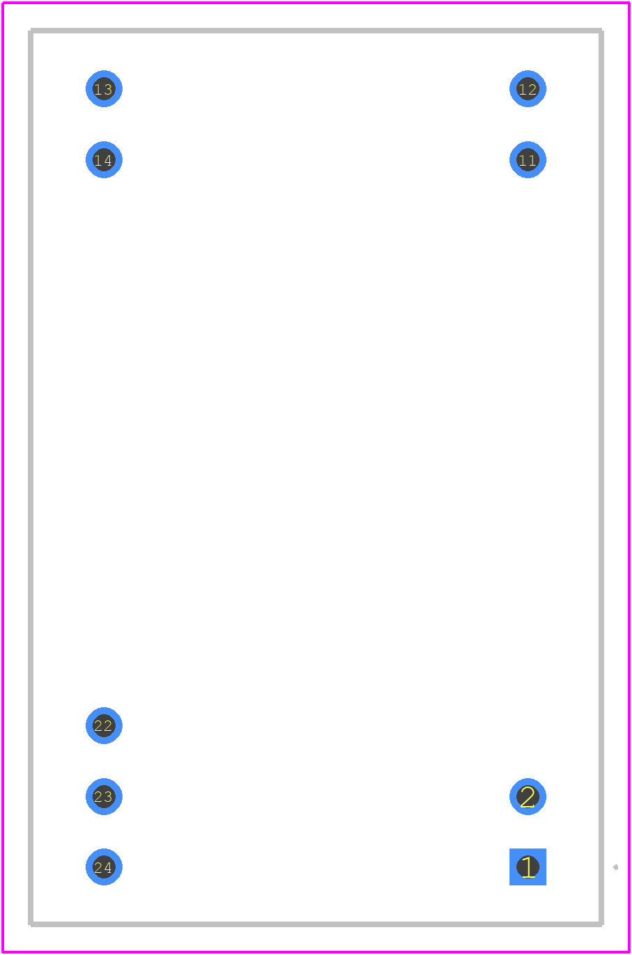 NLDD-700H - Mean Well PCB footprint - Other - Other - NLDD-700H-2