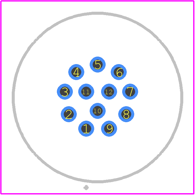 HR10G-10R-12PB - Hirose PCB footprint - Other - Other - HR10G-10R-12PB-1