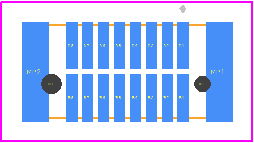 454925 - TE Connectivity PCB footprint - Other - Other - 454925-3