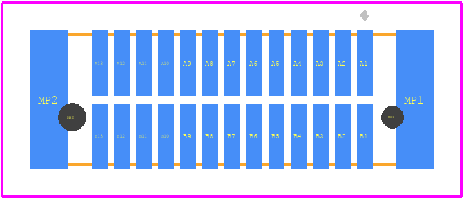 294003 - TE Connectivity PCB footprint - Other - Other - 294003-2