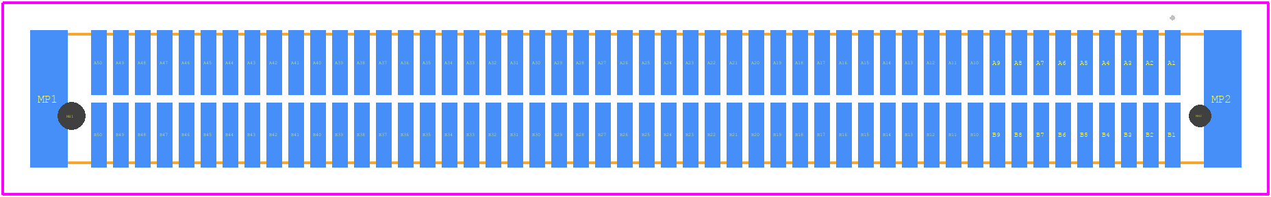 294009 - ERNI PCB footprint - Other - Other - 294009-2