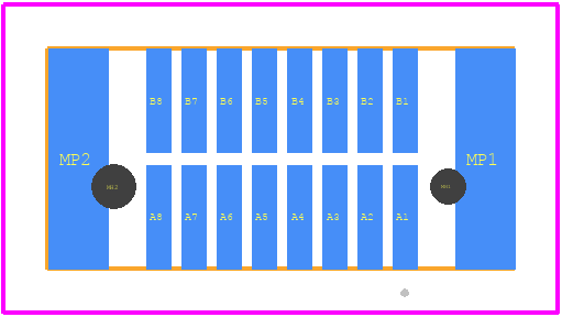 454927 - TE Connectivity PCB footprint - Other - Other - 454927-2