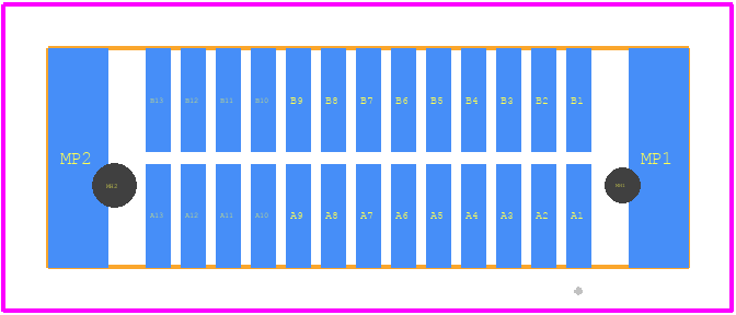 294148 - TE Connectivity PCB footprint - Other - Other - 294148-1