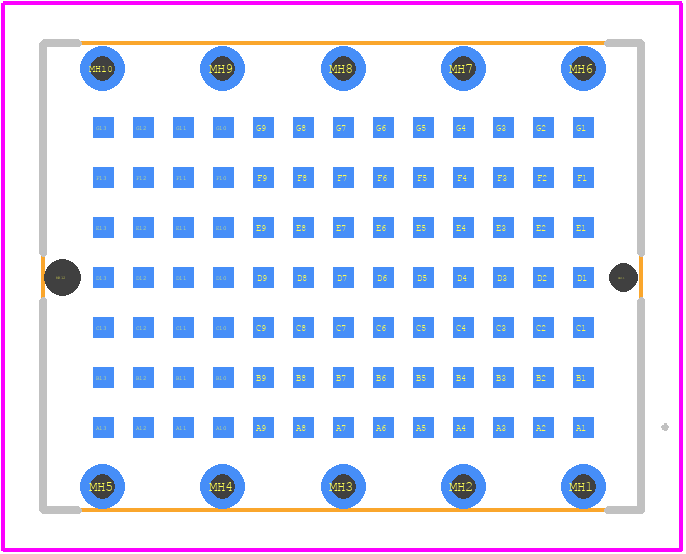 234752 - TE Connectivity PCB footprint - Other - Other - 234752-1