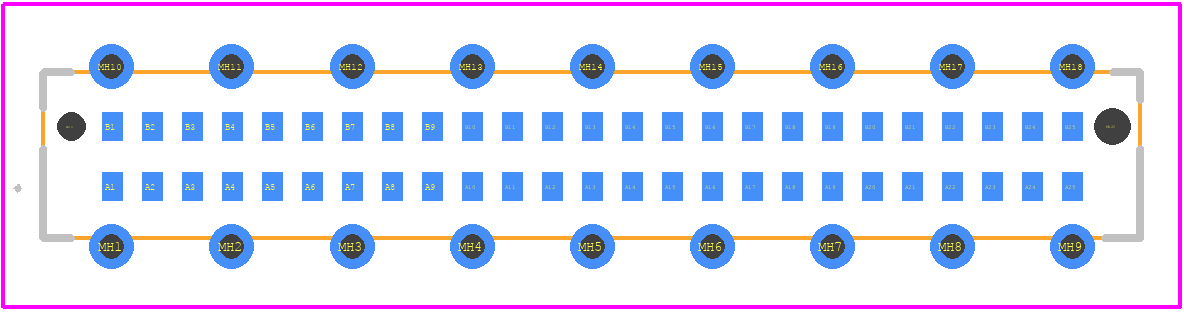 354179 - TE Connectivity PCB footprint - Other - Other - 354179-1