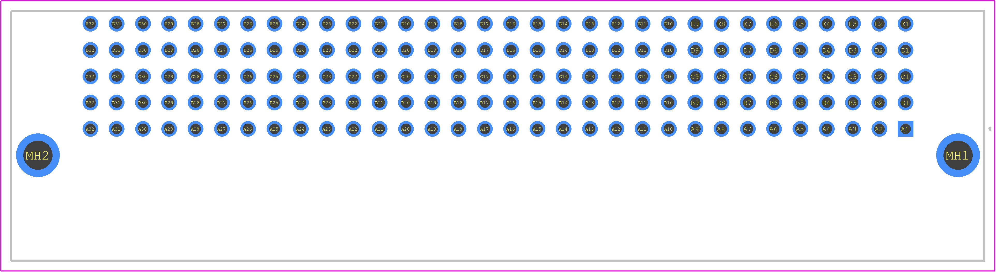 374380 - ERNI PCB footprint - Other - Other - 374380