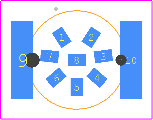 354131 - TE Connectivity PCB footprint - Other - Other - 354131