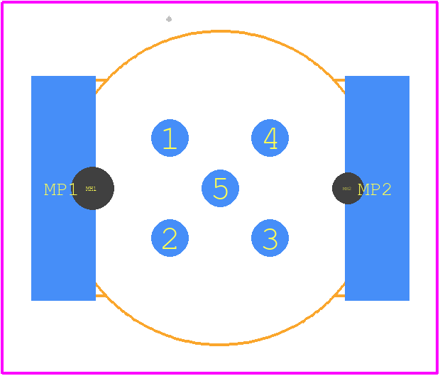 494068 - TE Connectivity PCB footprint - Other - Other - 494068-4
