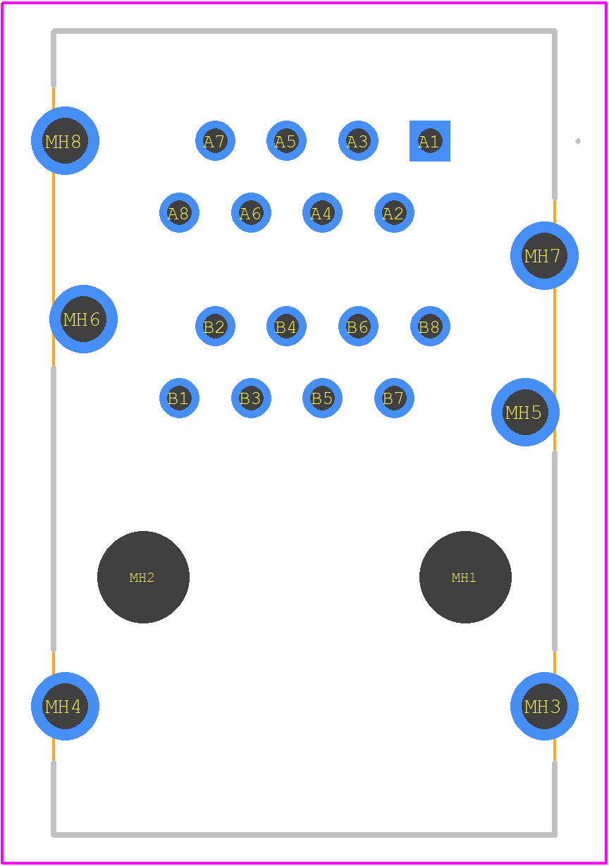 203517 - TE Connectivity PCB footprint - Other - Other - 203517-1
