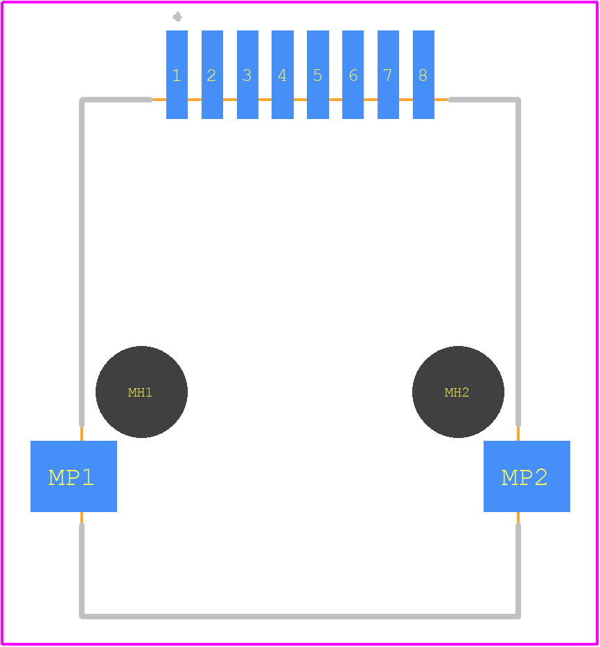 203422 - ERNI PCB footprint - Other - Other - 203422