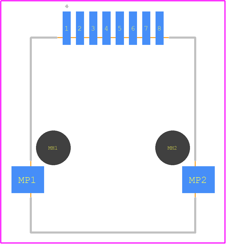 203422 - TE Connectivity PCB footprint - Other - Other - 203422