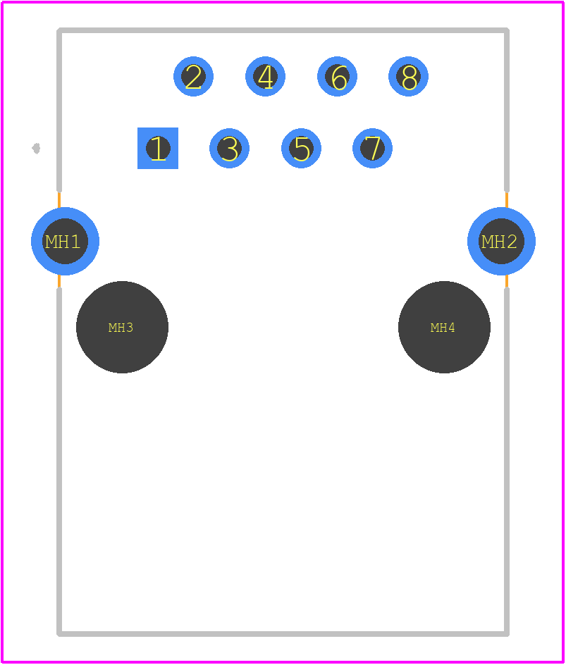 133165 - TE Connectivity PCB footprint - Other - Other - 133165