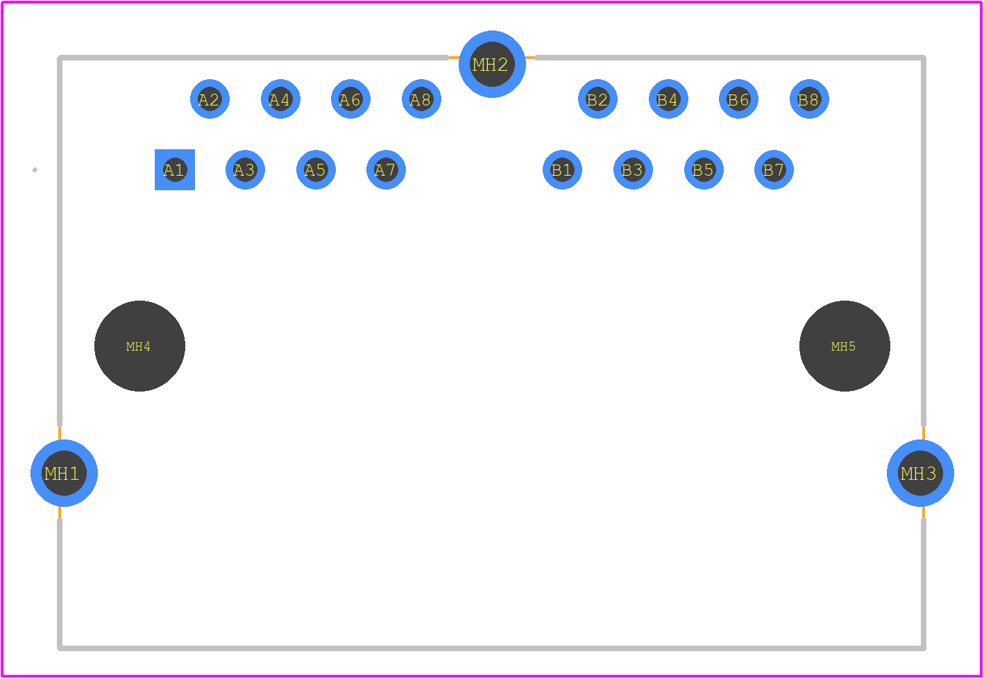 133671 - TE Connectivity PCB footprint - Other - Other - 133671-1