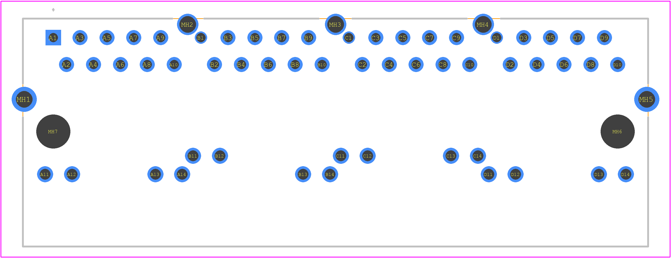 203301 - TE Connectivity PCB footprint - Other - Other - 203301