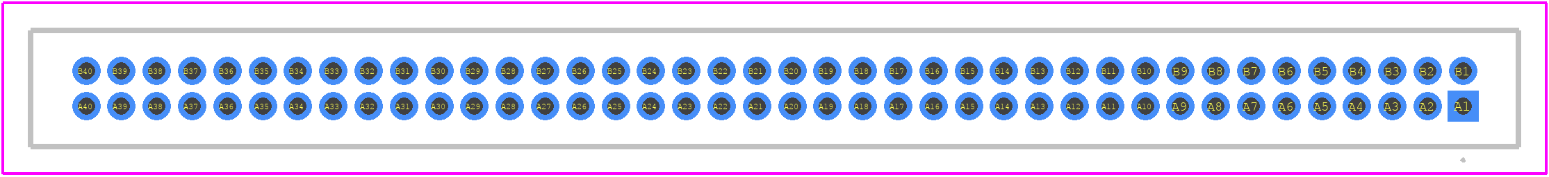 144185 - TE Connectivity PCB footprint - Other - Other - 144185-2