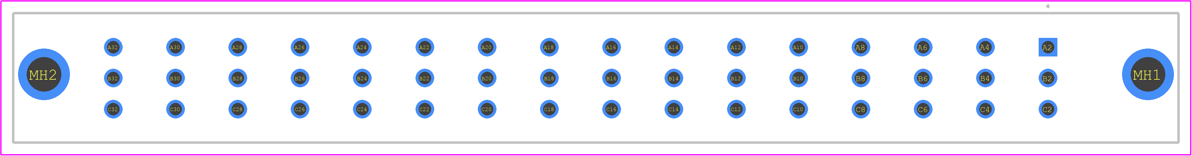 254136 - TE Connectivity PCB footprint - Other - Other - 254136-2