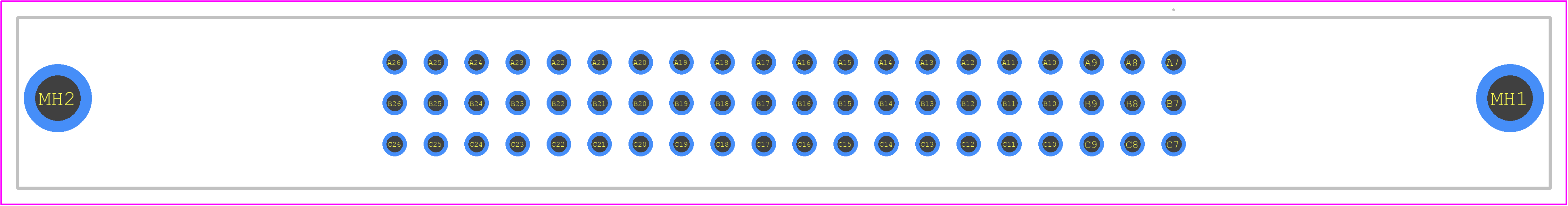 254062 - TE Connectivity PCB footprint - Other - Other - 254062-2