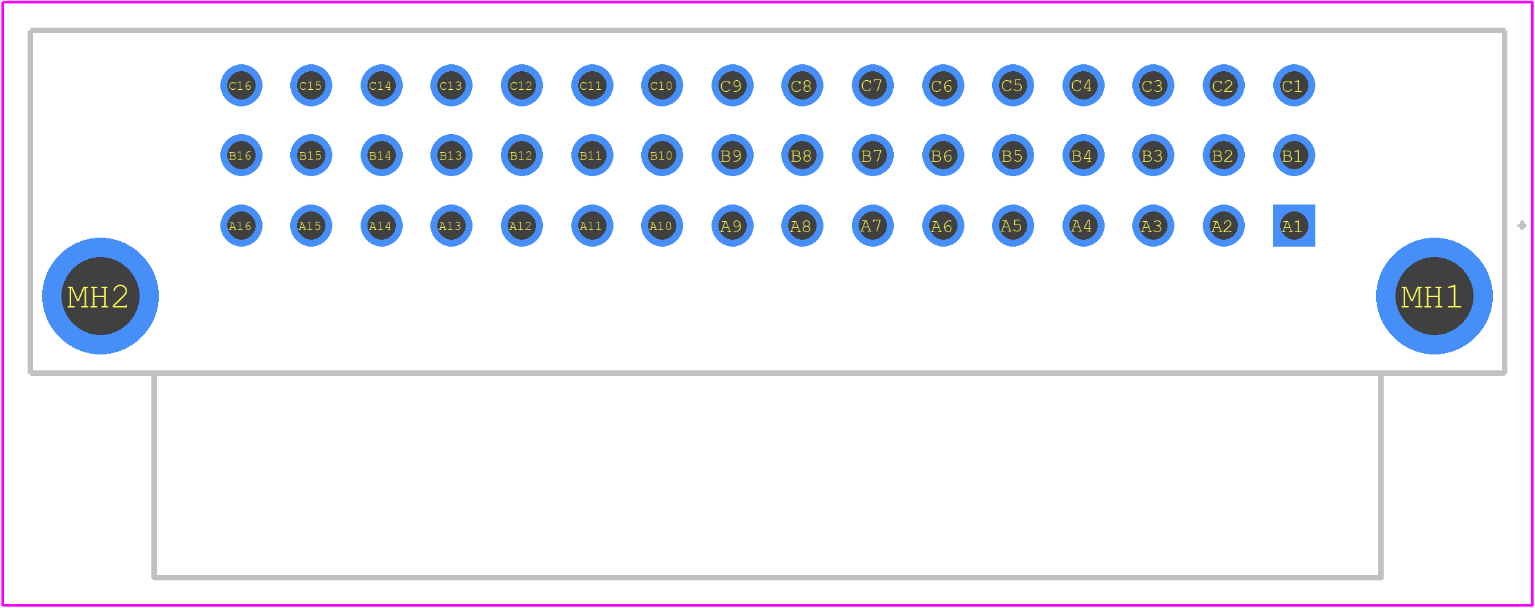 354159 - TE Connectivity PCB footprint - Other - Other - 354159