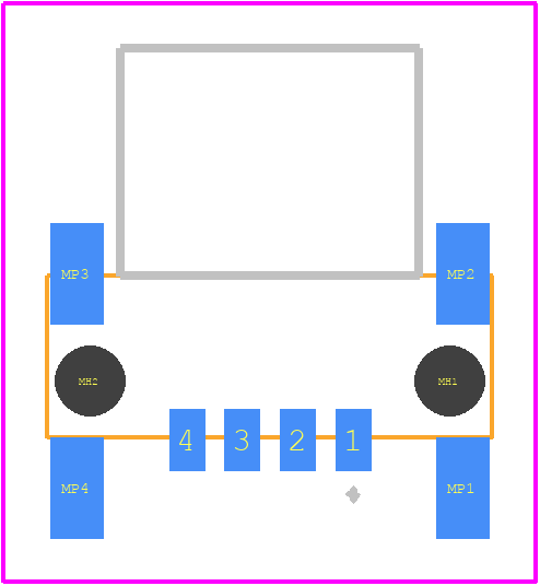 384975 - TE Connectivity PCB footprint - Other - Other - 384975-1