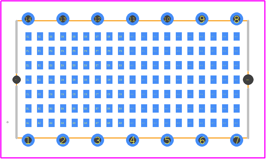 234098 - TE Connectivity PCB footprint - Other - Other - 234098-1