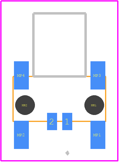 384845 - TE Connectivity PCB footprint - Other - Other - 384845-2