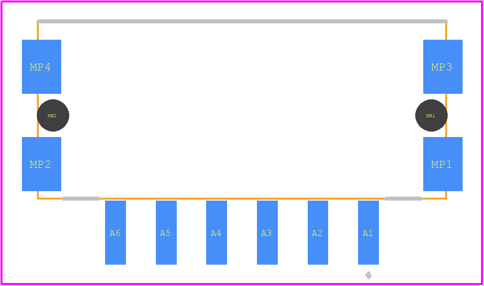 254701 - TE Connectivity PCB footprint - Other - Other - 254701-1