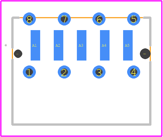 364710 - TE Connectivity PCB footprint - Other - Other - 364710
