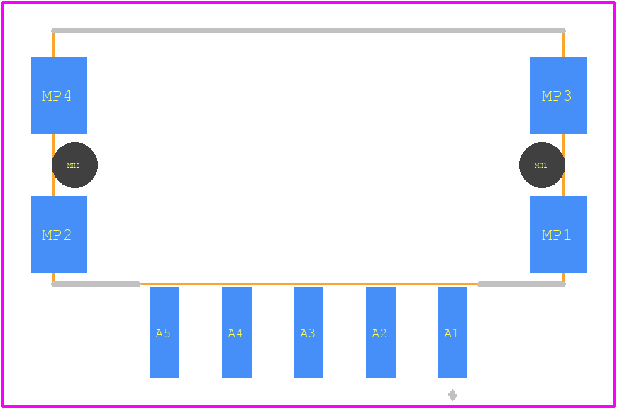 254825 - TE Connectivity PCB footprint - Other - Other - 254825