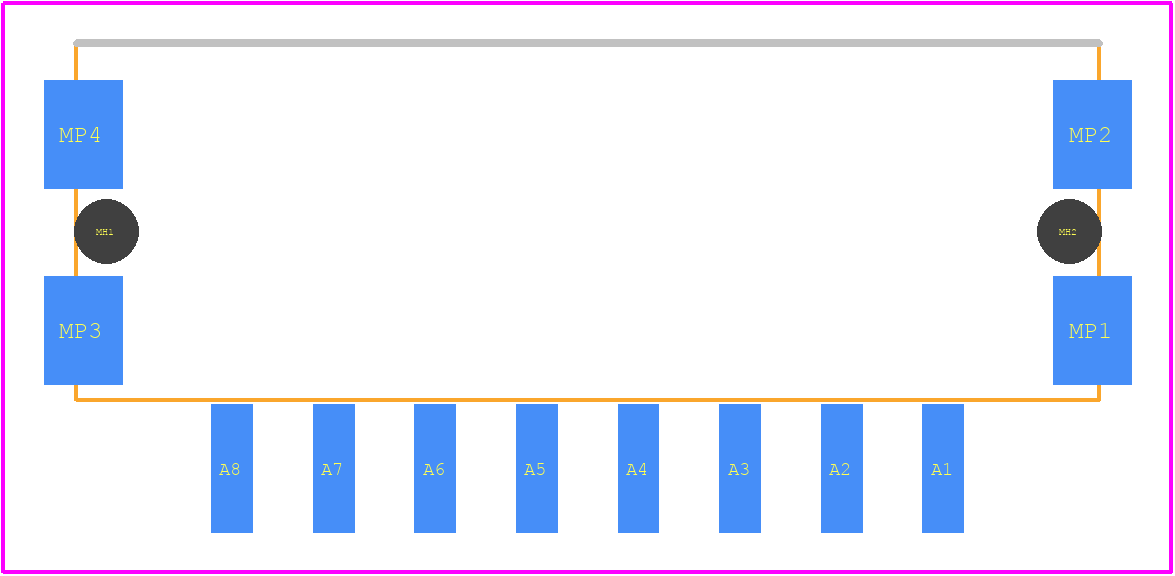 284123 - TE Connectivity PCB footprint - Other - Other - 284123-1