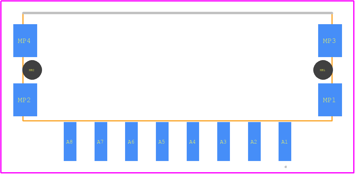 284124 - TE Connectivity PCB footprint - Other - Other - 284124-1