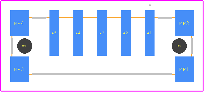 254834 - TE Connectivity PCB footprint - Other - Other - 254834-2
