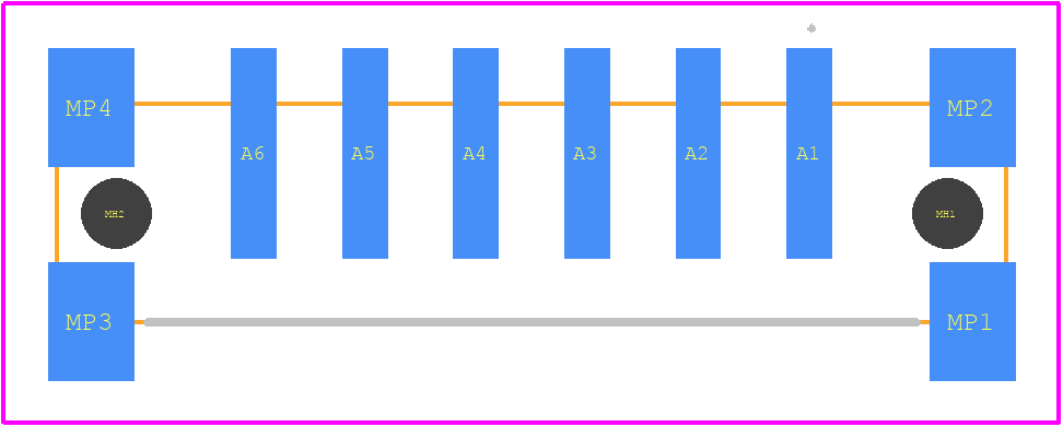 254708 - TE Connectivity PCB footprint - Other - Other - 254708-2