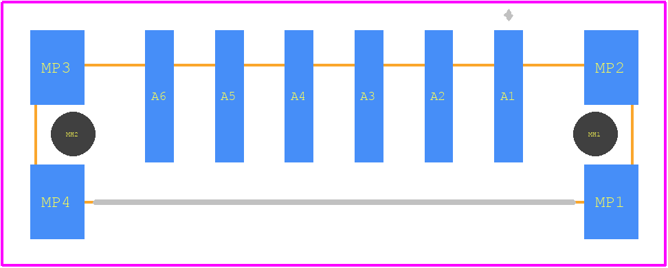 254710 - TE Connectivity PCB footprint - Other - Other - 254710