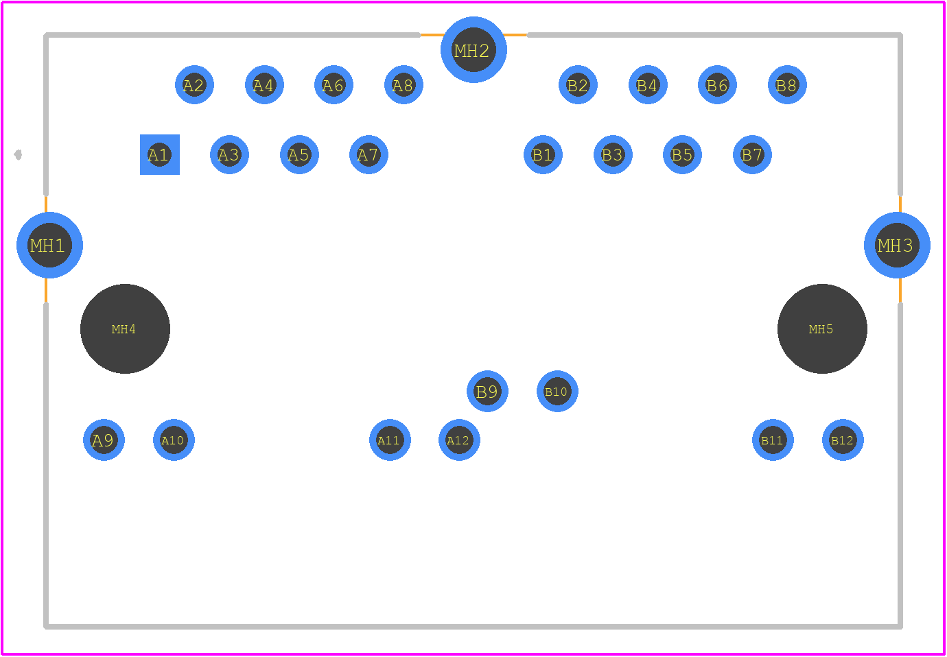 203312 - TE Connectivity PCB footprint - Other - Other - 203312