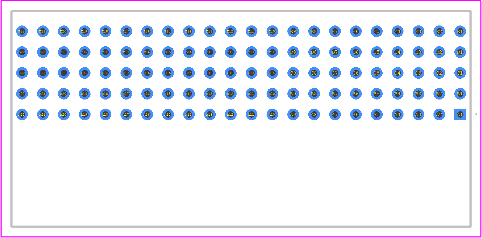 354147 - TE Connectivity PCB footprint - Other - Other - 354147-1