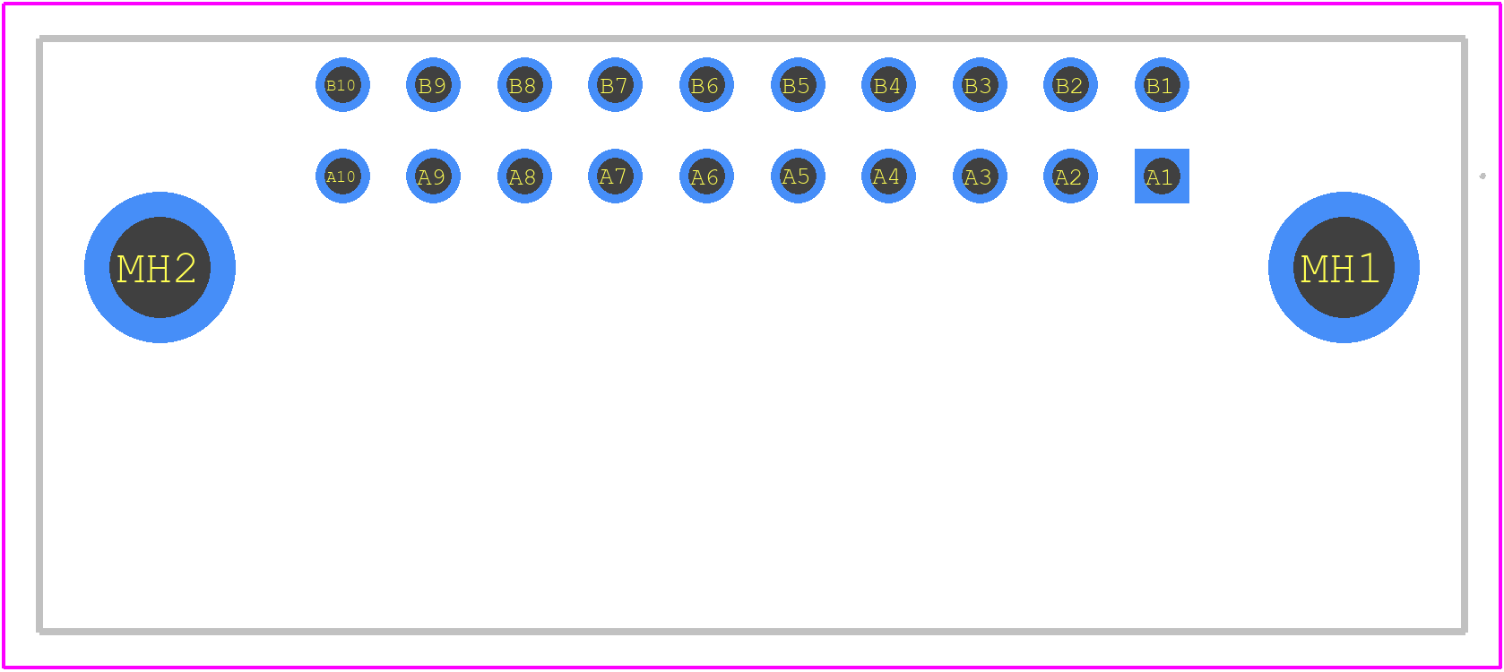 384278 - TE Connectivity PCB footprint - Other - Other - 384278-3