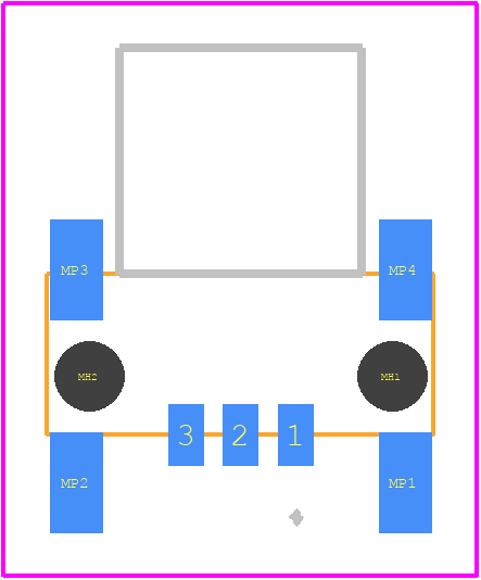 384841 - TE Connectivity PCB footprint - Other - Other - 384841-1